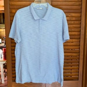 Vince. Light blue polo